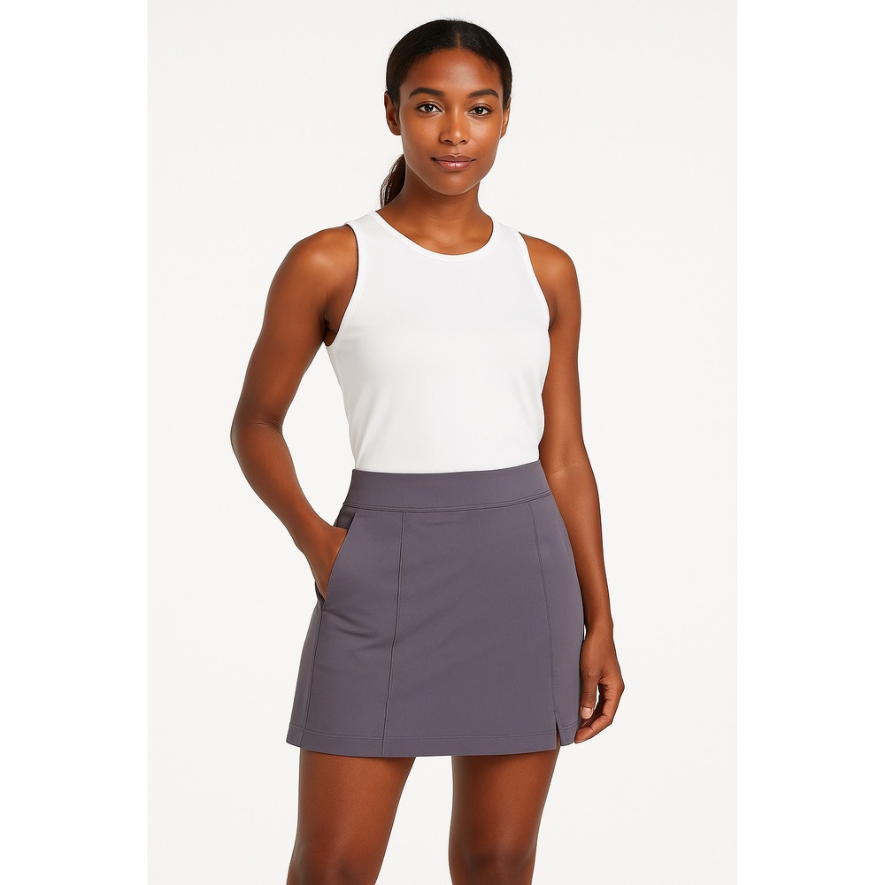 Callaway Ladies' Solid Golf Skort – 17" Stretch Skirt w/ Opti-Dri & TrueSculpt T